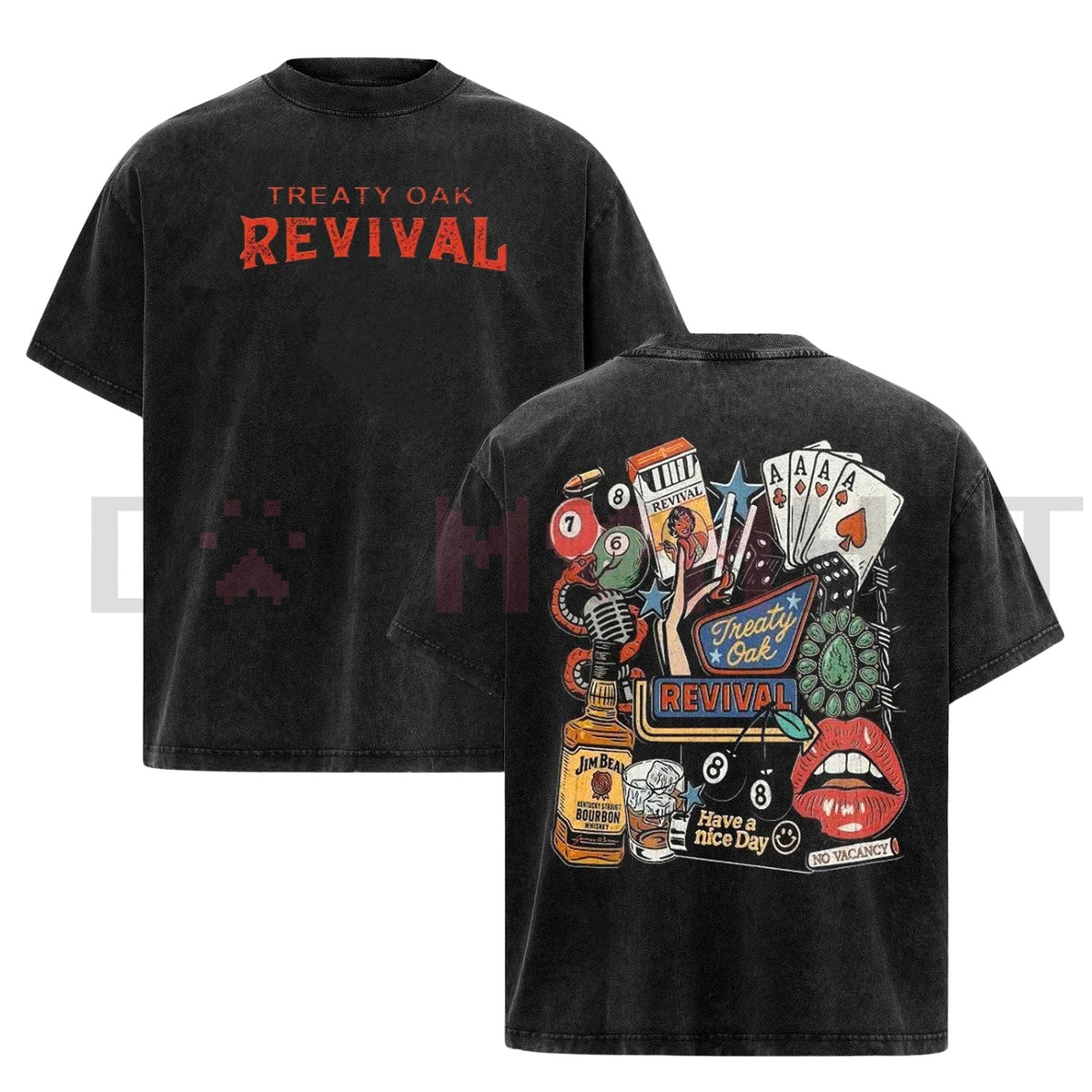 Treaty Oak Revival T-Shirt – Retro Rock Band Shirt, Vintage Music Graphic Tee, Unisex Cotton