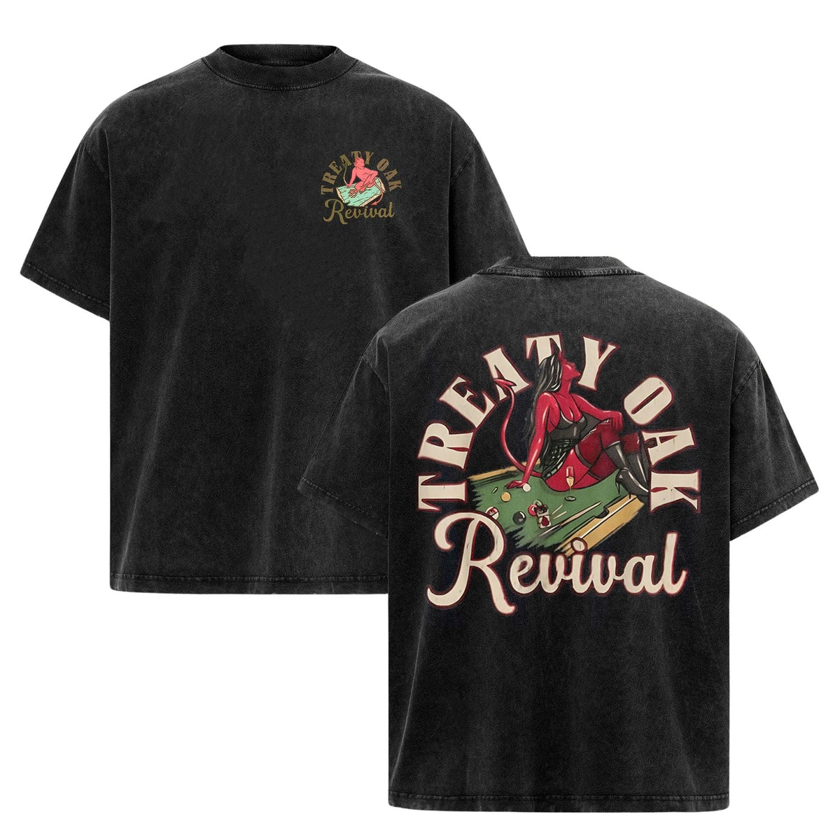 Treaty Oak Revival T-Shirt – Retro Rock Band Shirt, Vintage Music Graphic Tee, Unisex Cotton